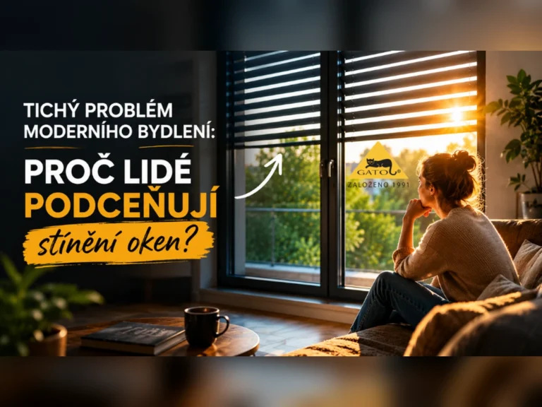 Tichý problém moderního bydlení: proč lidé podceňují stínění oken