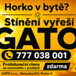 Horko v bytě? Stínění vyřeší GATO